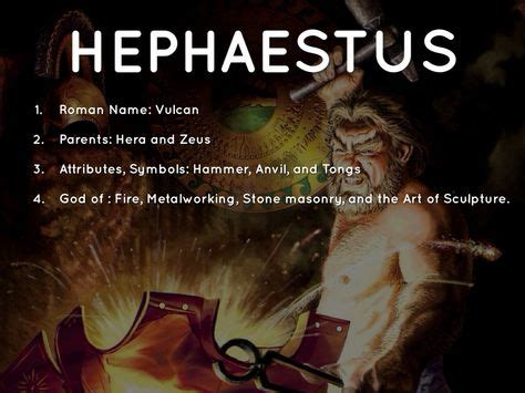 hephaestus roman name and symbol.